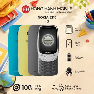 Điện Thoại Nokia 3210 4G - Hàng Chính Hãng