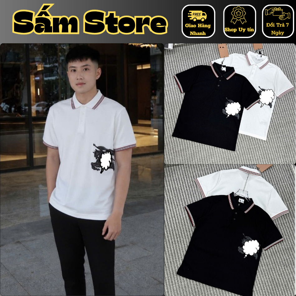 Áo Polo Nam Thêu Hình Con Ngựa Ô Bên Hong Siêu Chất - Áo Polo Nam Nữ Chất Cotton Cao Cấp Siêu Sang