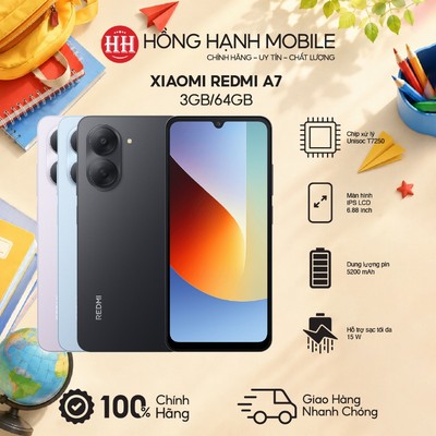 Điện Thoại Xiaomi Redmi A7 3GB/64GB - Hàng Chính Hãng