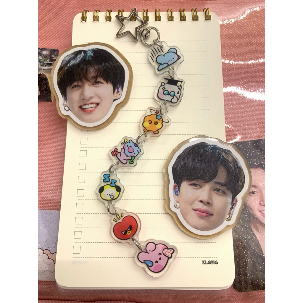 💖KEYRING MÓC KHOÁ BT21 SIÊU CUTE💖PHÙ HỢP MANG ĐI HỌC, ĐI LÀM, ĐI CHƠI, DECOR, TẶNG QUÀ SINH NHẬT, TẶ