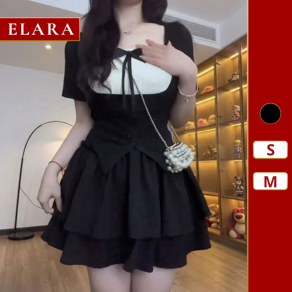 Áo Kiểu Nữ Cổ Vuông Vạt Eo Chất Thun Tăm Che Bụng Bigsize-AH13-Elara.Style