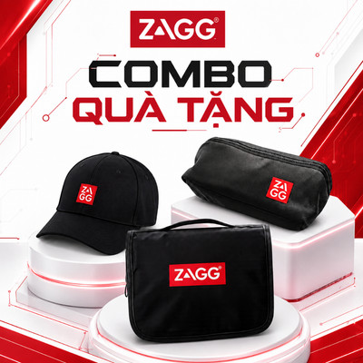Combo 3 Món Quà Tặng ZAGG (NONZAGG-TUITRLZAGG-TUIZAGG)