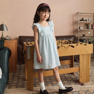 Đầm thô tay cánh tiên bé gái Rabity 950.164