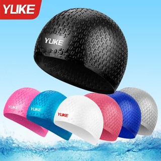 Mũ Bơi Silicon Giọt Nước YLIKE Chống Nước Che Tai Mũ Bơi Chống Thấm Nước