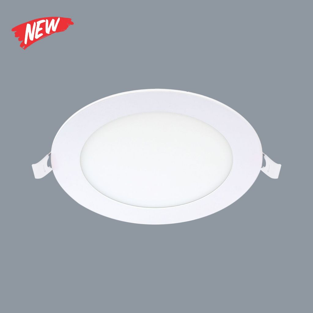 Đèn âm trần siêu mỏng cao cấp Anfaco AFC 468 9W 12W ánh sáng 4 trong 1