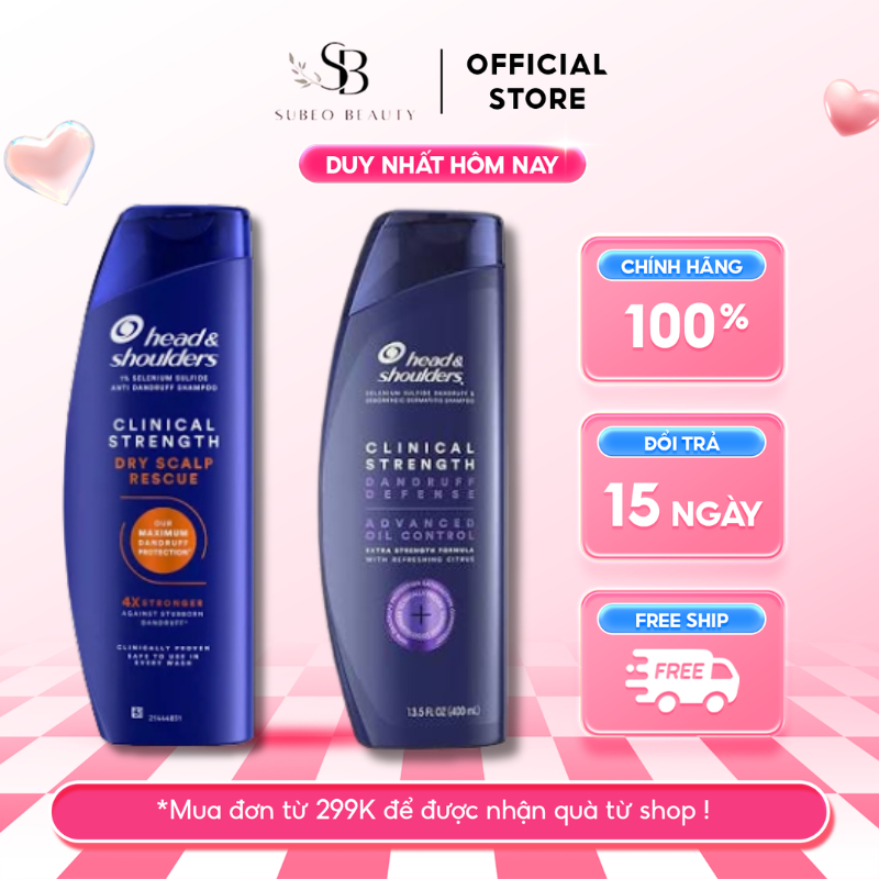 Dầu gội Head & Shoulders Mỹ Clinical Strength