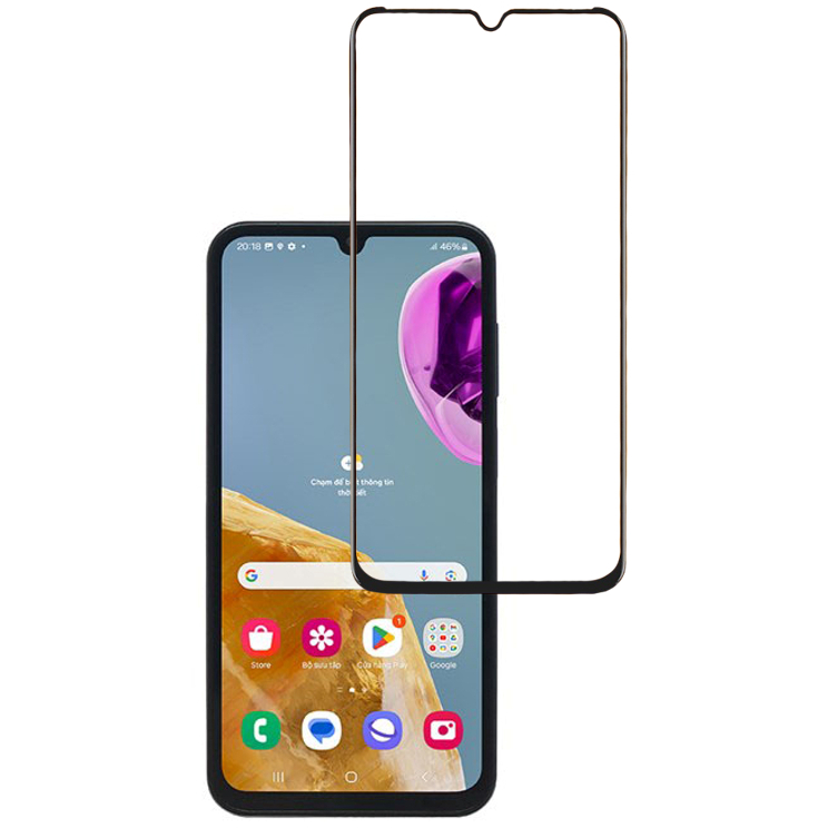 Combo 2 cường lực Samsung M15 5G kính full màn hình full keo