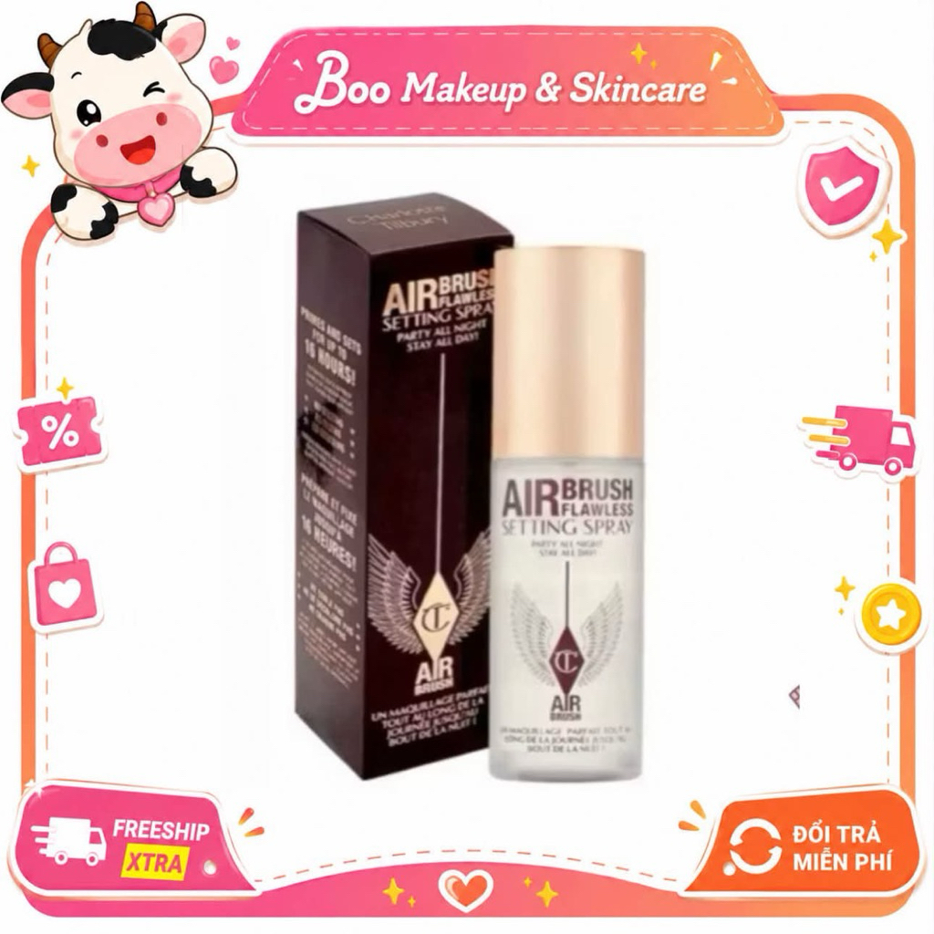 Xịt khoá nền makeup Charlotte Tilbury Airbrush Flawless Setting Spray