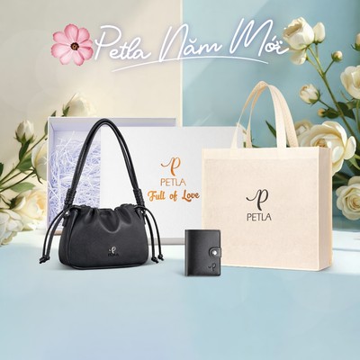 Túi Xách Nữ Thời Trang Da Mềm Quai Đôi PETLA MÂY LN58