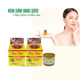 Kem sâm vàng trắng da sato chiết xuất nhân sâm 6g