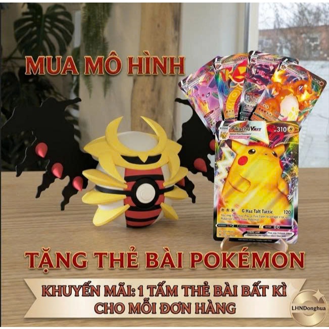 Quả cầu pokemon Giratina in 3D PLA - Mô hình sưu tầm