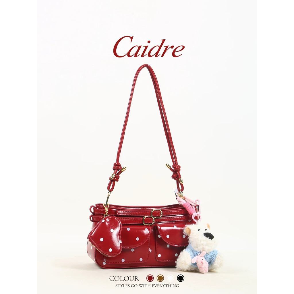 (Order 15 ngày) TÚI ĐEO VAI IFASHION CAIDRE CHẤM BI – DỄ THƯƠNG, TRẺ TRUNG, THỜI TRANG