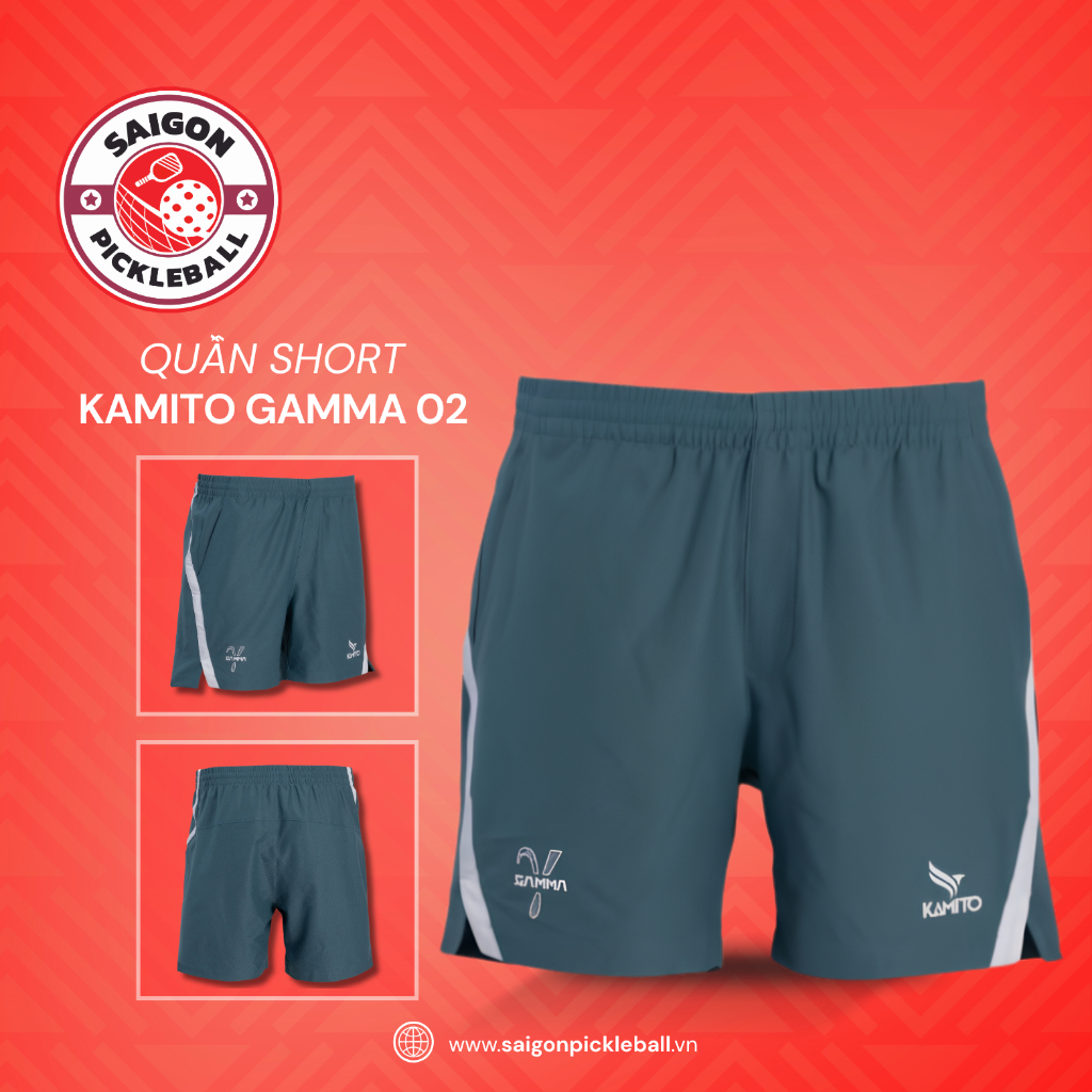 Quần Pickleball Kamito Gamma 02 Cao Cấp, Co Giãn, Thoáng Mát