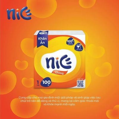 [QUÀ TẶNG KHÔNG BÁN] Khăn ăn Nice 100 tờ