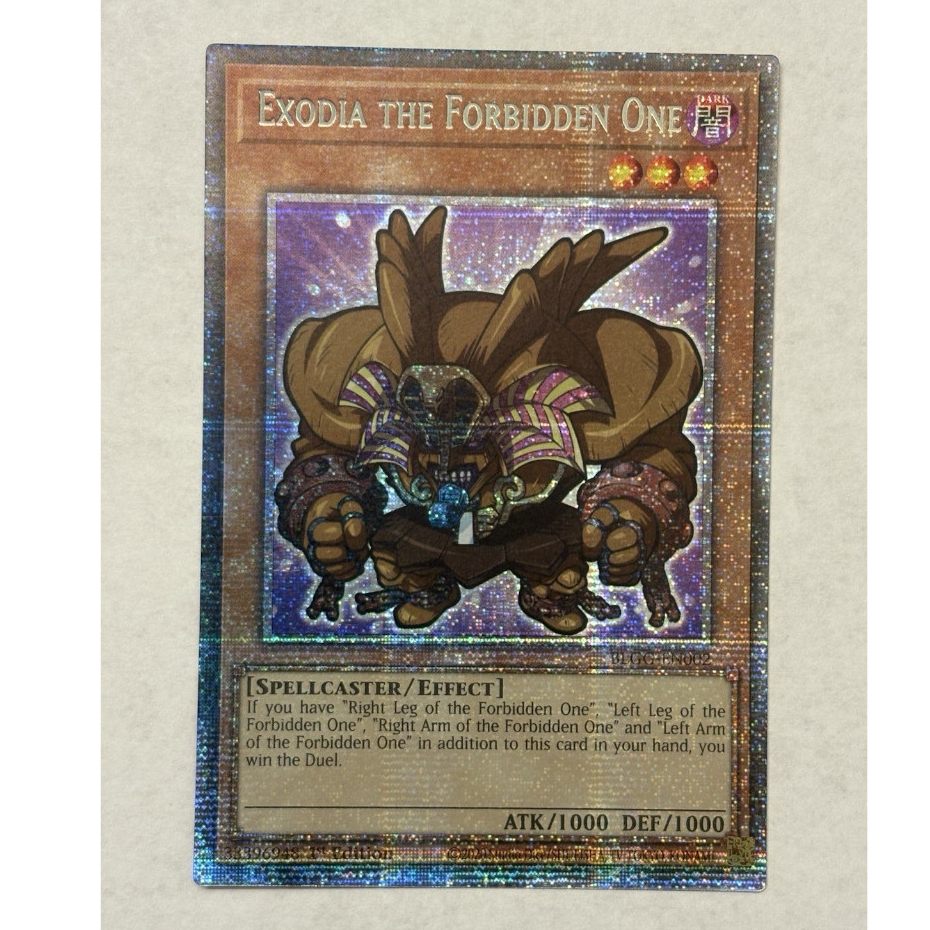 UK starlight rare [ Dưa Hấu Yugioh ] Lá bài thẻ Exodia the Forbidden One - Tặng bọc nhựa MONS