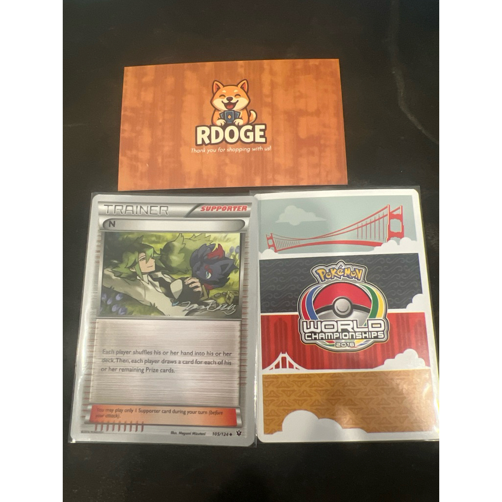[Thẻ bài Pokemon TCG] N 105/124  World Championship 2016 (Jesper Eriksen)
