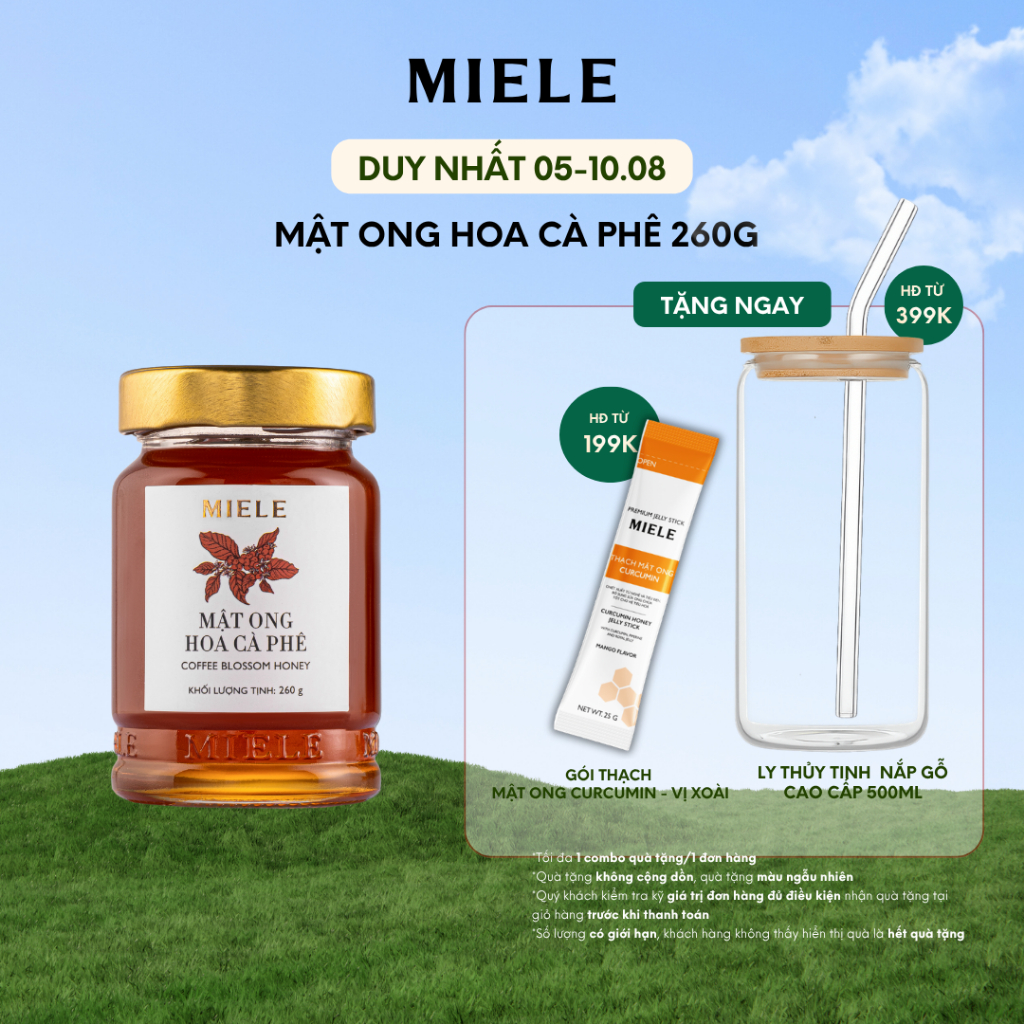 Mật Ong Hoa Cà Phê Miele 260g