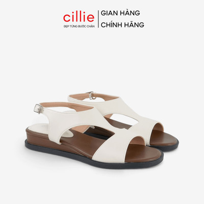 Giày Sandal Nữ Cillie Đế Bệt Thời Trang