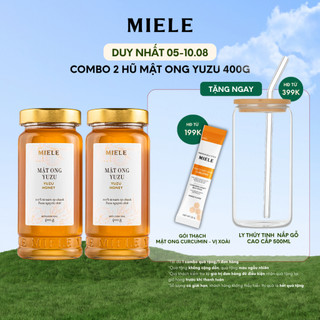 Combo 2 Hũ Mật Ong Chanh Yuzu Miele 400g