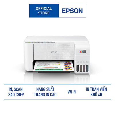 Máy In Phun Màu Đa Năng Epson EcoTank L3556 (Bao Gồm Bộ Mực Chính Hãng Đi Kèm)