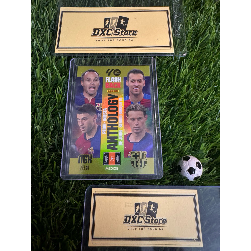 [ CHÍNH HÃNG ] - FLASH BACK ANTHOLOGY - PANINI MGK 2026 - PEDRI - INIESTA - DE JONG - SERGIO BUSQUET