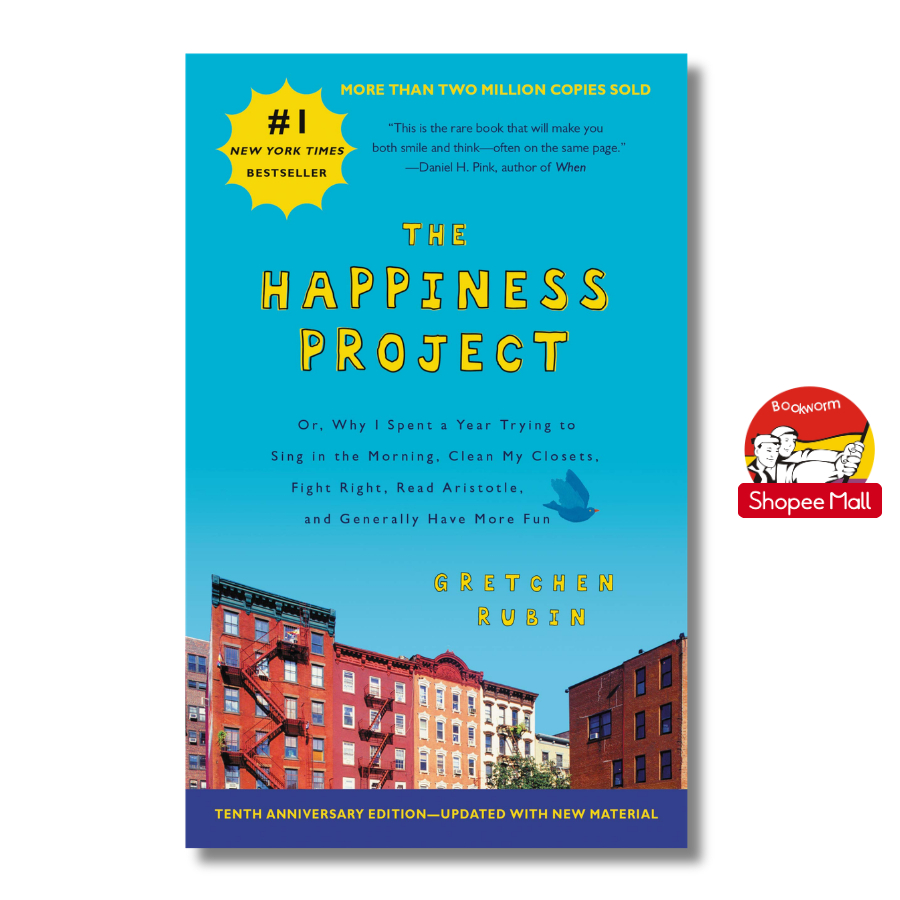Sách - The Happiness Project by Gretchen Rubin | Nonfiction / Self Help / Ngoại văn Nhập khẩu khổ bé