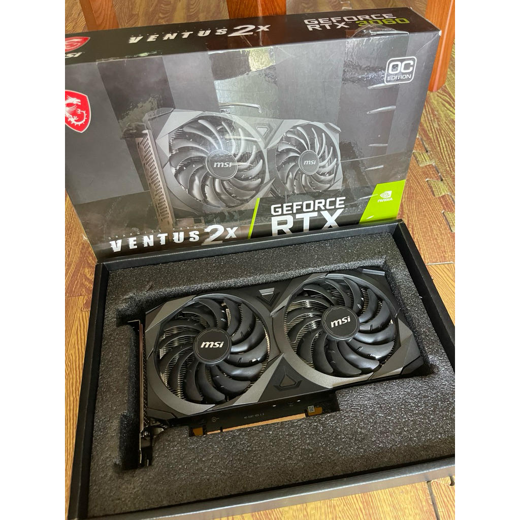 VGA msi 3060-12gb like new còn bảo hành hãng T7/2027