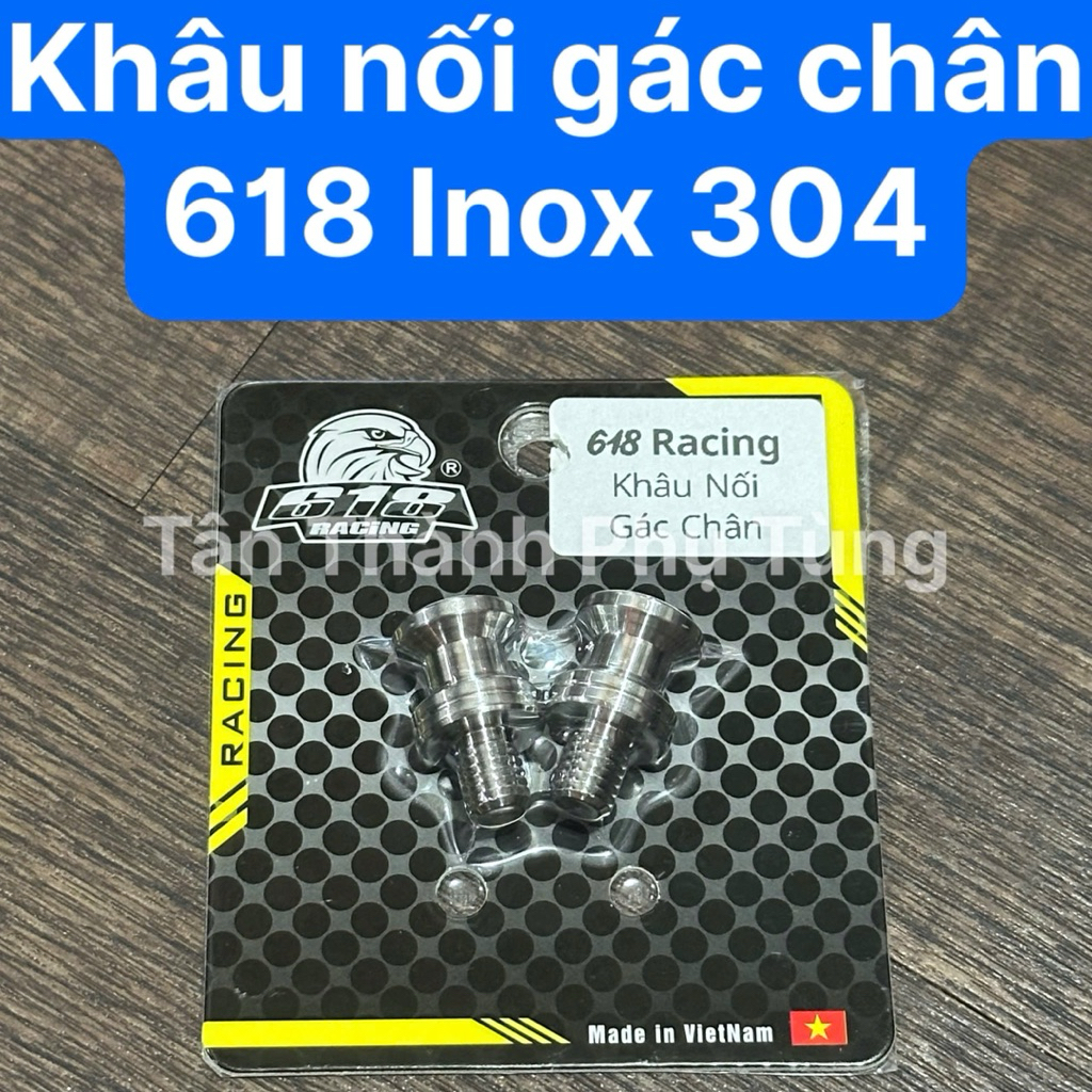 Khâu nối gác chân 618 Inox 304