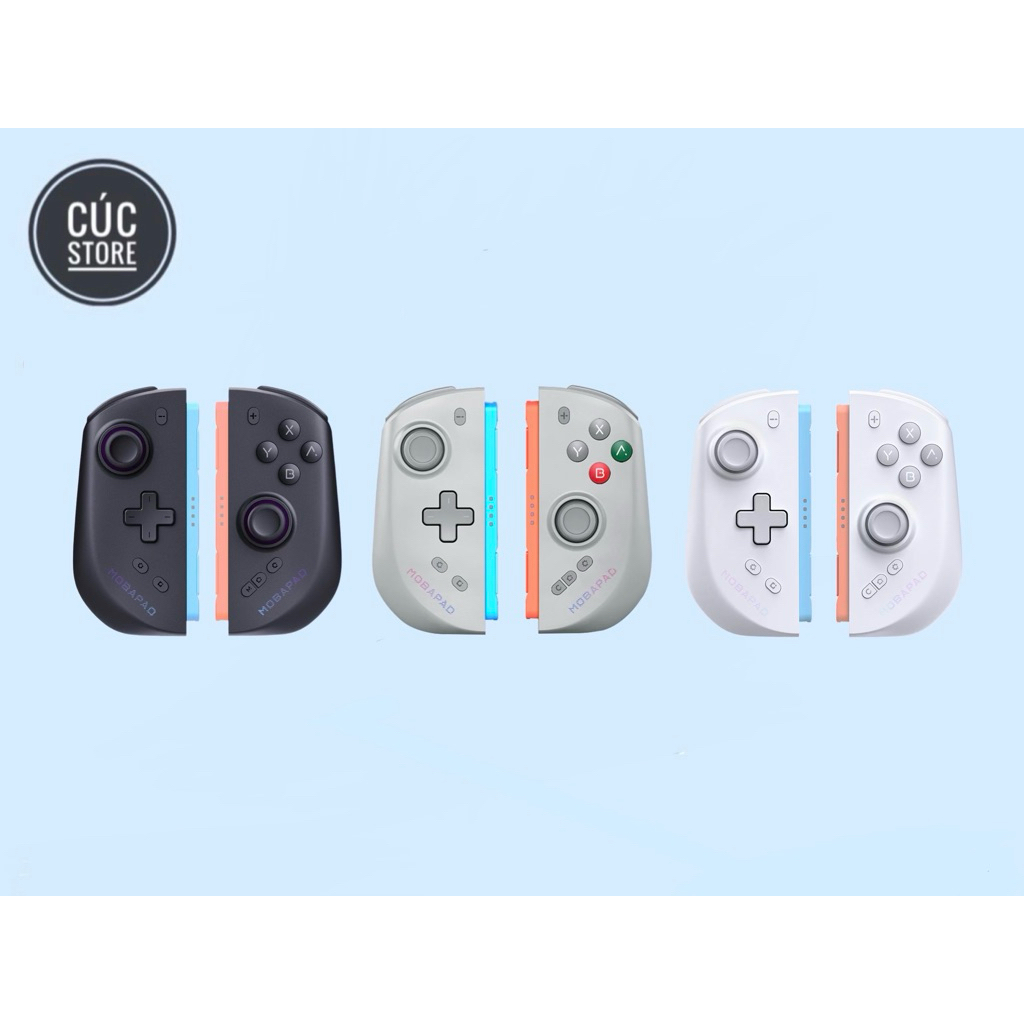 TAY CẦM MOBAPAD M12S CHO NINTENDO SWITCH 2 - ANALOG TMR HALL EFFECT CHỐNG TRÔI, PHÍM CƠ, GYRO, MACRO