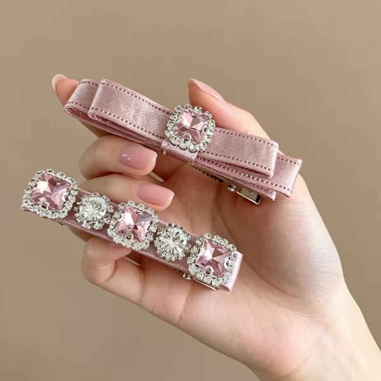 COD Satin Haoshi Nơ Kẹp Tóc Mũ Đội Đầu Nữ LTPK