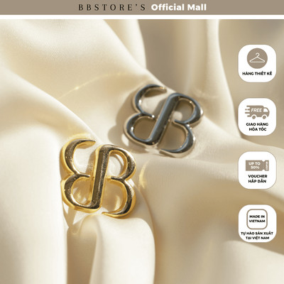 BBSTORE'S Tag Cài Kim Loại Logo BB - TAE09V