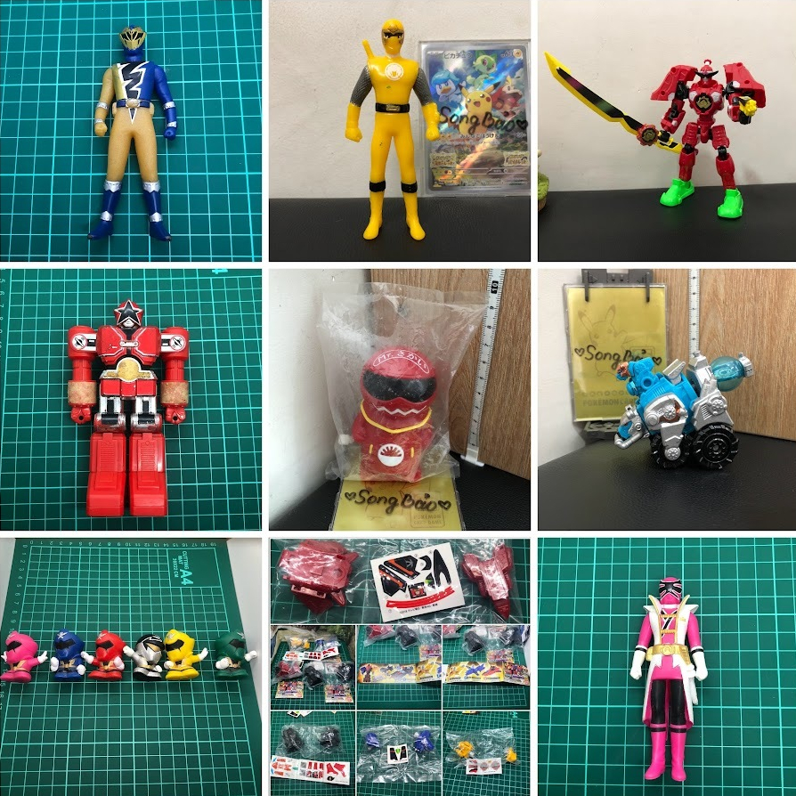 [Xem mô tả] Mô Hình Đồ chơi siêu nhân Super Sentai Yudo,MiniPla,Action Fig,Sofubi
