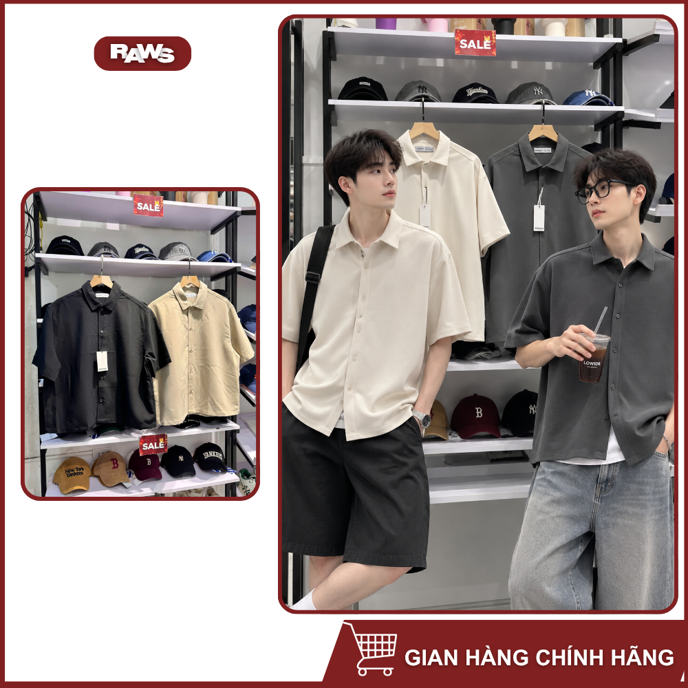 Áo sơ mi cộc tay Bershka - Raws