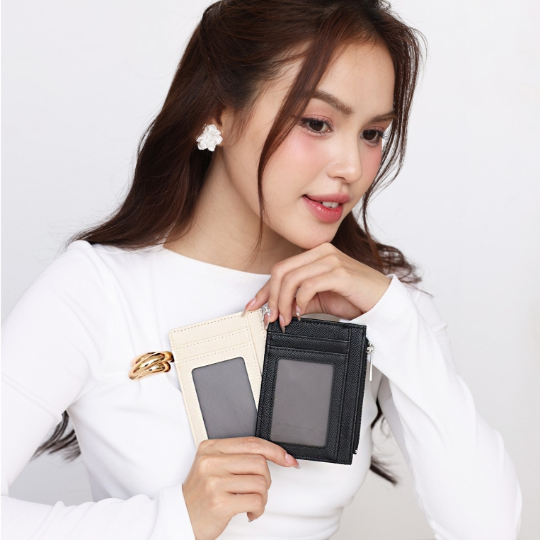 Ví thẻ có khóa kéo SEEME Mina Cardholder