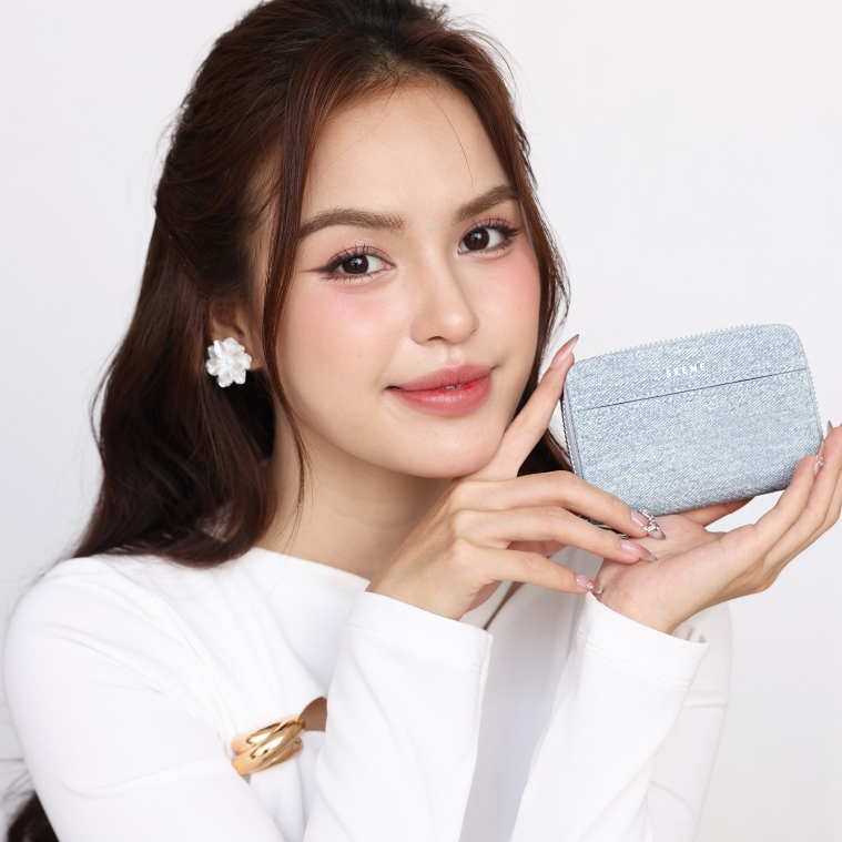 Ví mini SEEME Jenny Wallet ví đựng thẻ khoá tròn