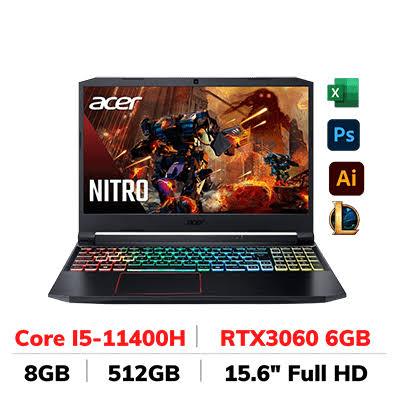 Laptop Gaming Acer Nitro 5 AN515-57, Core i5-11400H, Ram 16GB, SSD 512GB, màn hình 15.6inch Full HD 