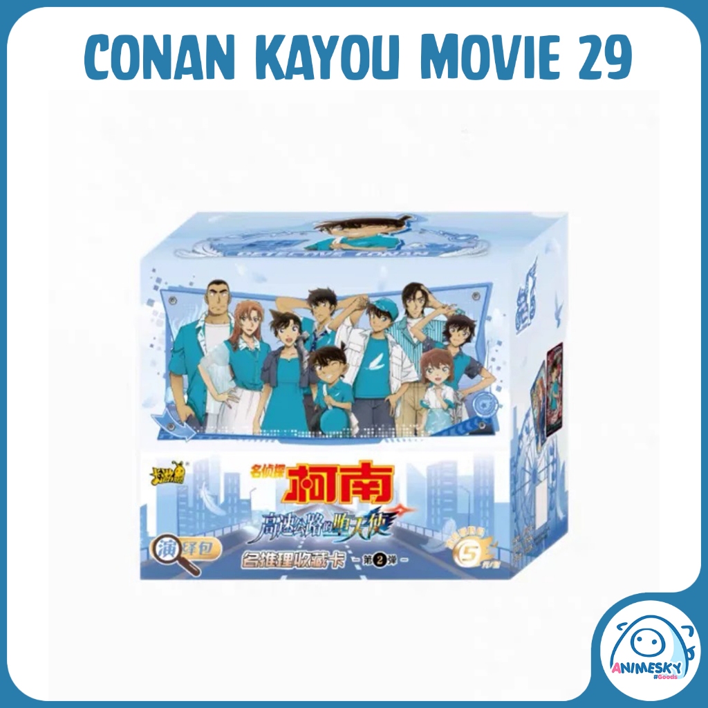 [FULL BOX] Pack Card Nhân Phẩm Conan Movie 29 Thiên Thần Sa Ngã Trên Xa Lộ Kayou Chính Hãng