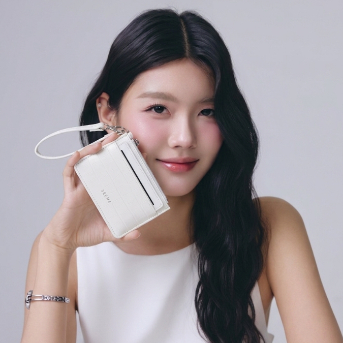 Ví SEEME Bella Wallet ví nữ đựng thẻ kèm ví nhỏ
