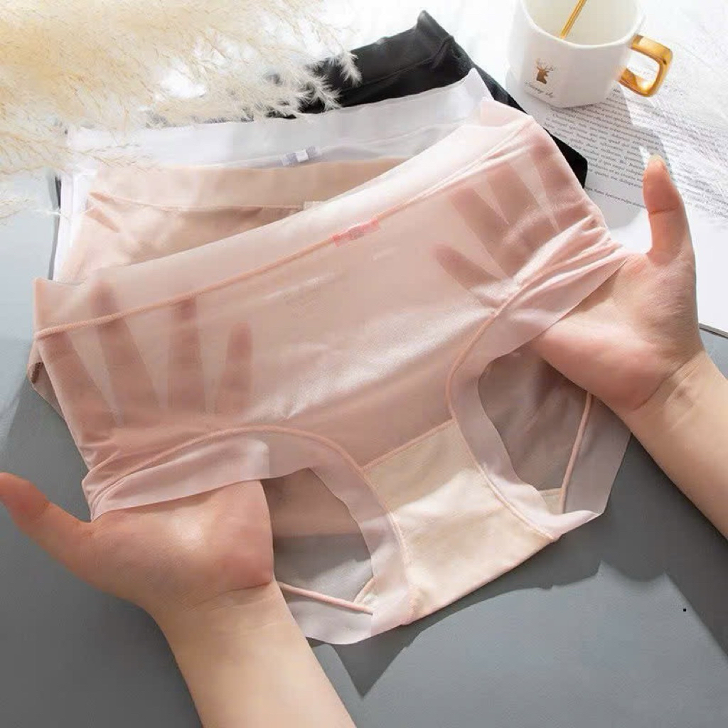 TH02 Quần Lót Nữ Fashion tàng hình Mát Lạnh, Đáy Kháng Khuẩn, Dễ Thương