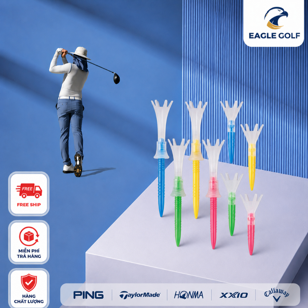 Tee golf Tomahawk bền đẹp, Tee xoáy Tomahawk, Tee golf nhật chính hãng - Tee golf