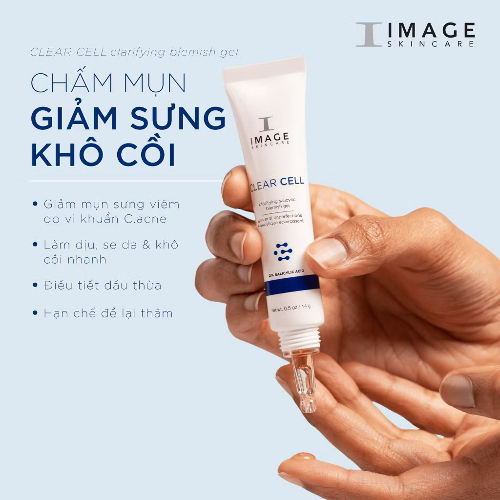 Gel chấm mụn IMAGE CLEAR CELL Clarifying Salicylic Blemish Gel - 14g