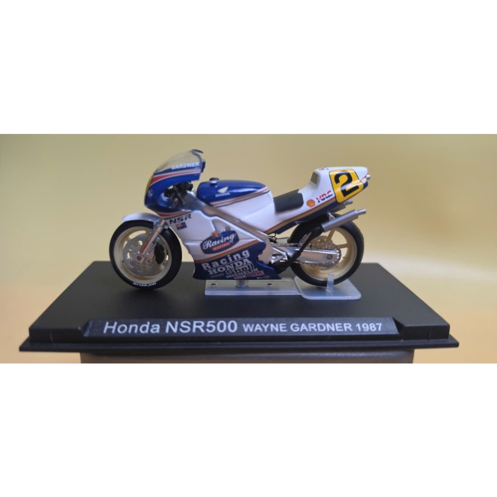 (MÔ HÌNH SECOND HAND) ALTAYA/DEAGOSTINI  HONDA NSR500 WAYNE GARDNER 1/24 BẢN 2ND