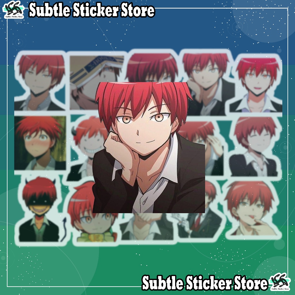 [Lớp học ám sát] - Set 10/15 Sticker Karma Akabane anime/manga Assassination Classroom hình dán tran
