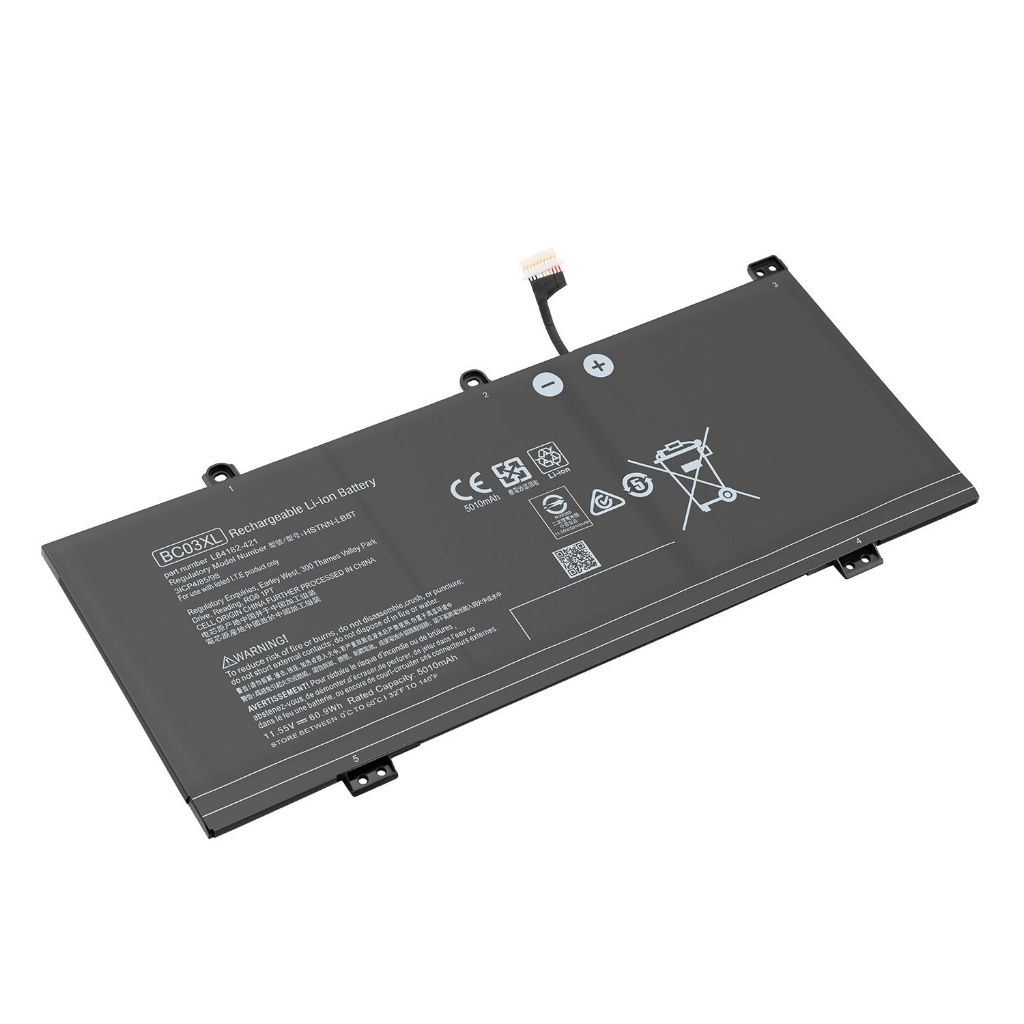 BC03XL Battery 60.9Wh 5010mAh Compatible with HP Chromebook x360 14C-CA0000 14c-ca0000nb / Pro C640 