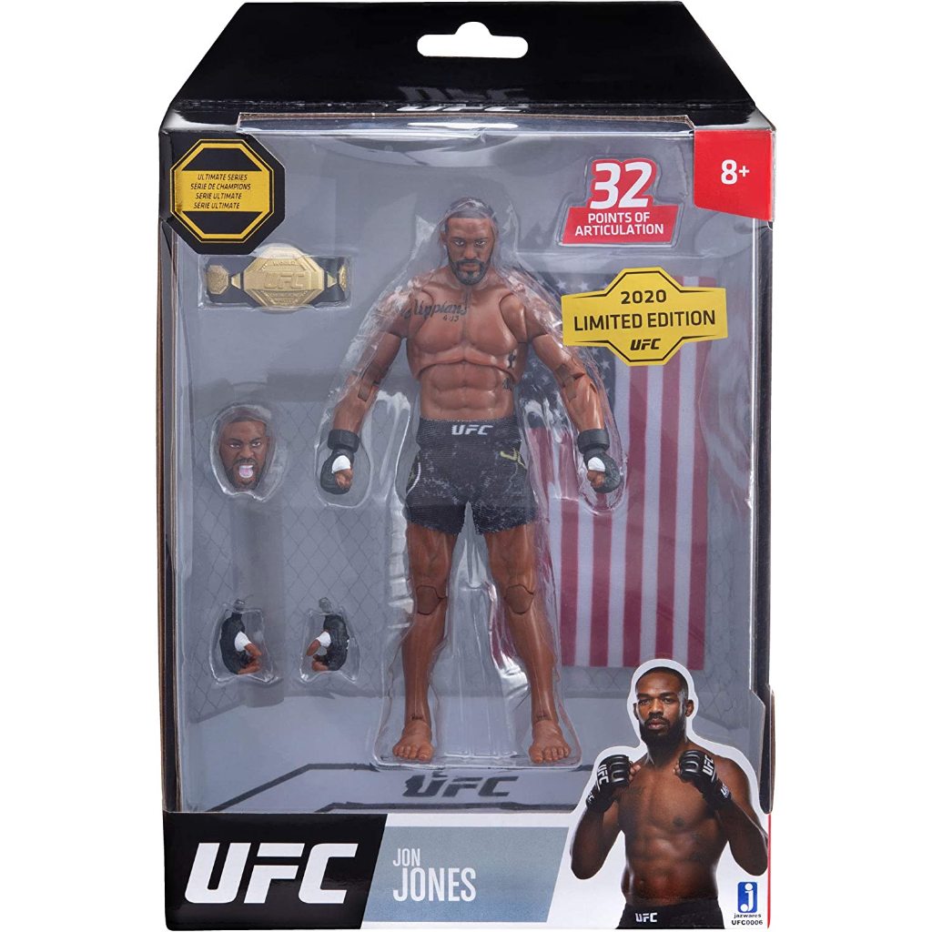 (*) (Lưu Ý) (New - Nguyên Seal) Mô Hình Võ Sĩ UFC Jon Jones - Ultimate Series (Limited Edition) (Có 