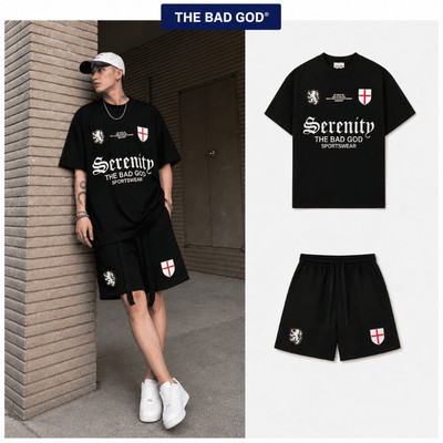[NEW ARRIVALS 2026] The Bad God ROYALTY Set Đồ Bộ Nam Thêu Sư Tử Form Regular Streetwear Cao Cấp