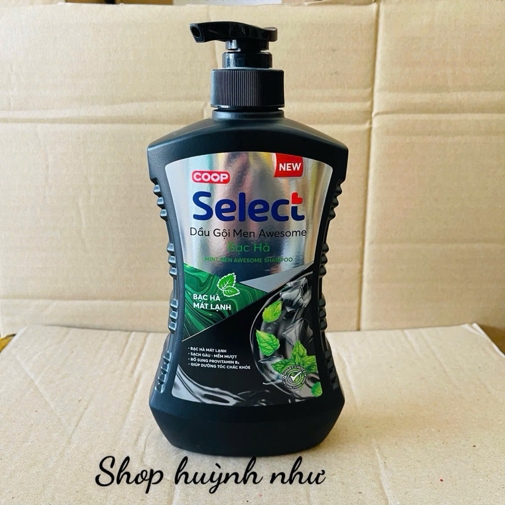 [SHOP 3K MARTS II]<size 670g>Dầu gội men Awe bạc hà Co.op select…