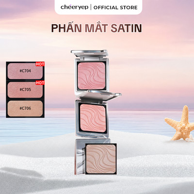 [KOL X CHÉERYEP] Phấn Má Hồng Trang Điểm Cao Cấp Ánh Nhũ Satin Tự Nhiên Tiệp Vào Da Mịn Như Lụa