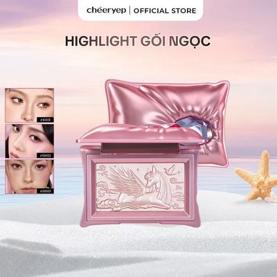 [CHÉERYEP] Phấn Bắt Sáng Highlight Chạm Khắc Hiệu Ứng Lì Và Nhũ Căng Bóng Sáng Da Pillow Gem