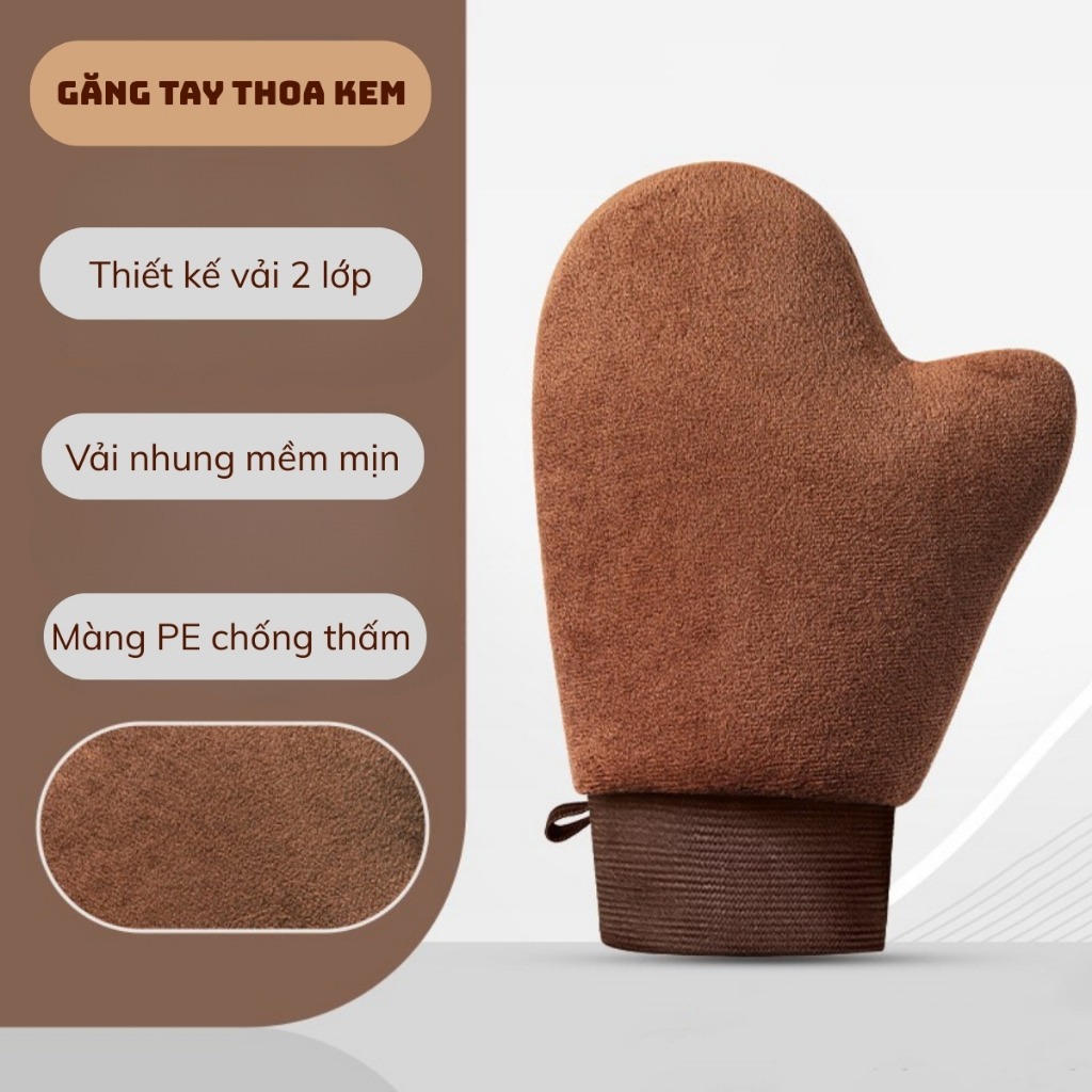 Găng tay thoa kem body